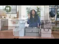 California Innovations 3-Piece Collapsible Storage Set on QVC