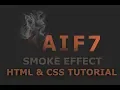 HTML CSS Tutorial Smoke Text Animation Effect No JavaScript