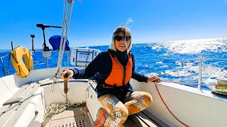 FIRST SAIL of the season. We TEST our NEW ROLLER boom fitting.