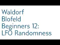 tutorial Blofeld Beginners 12 LFO Randomness