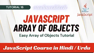 Array of Objects in JavaScript JavaScript Course in Hindi Urdu