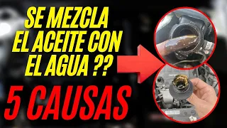 Porque Se MEZCLA El ACEITE Con El AGUA Del RADIADOR 🔥CUIDADO ESTO DEBES SABER 🔥