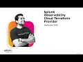 Introduction to The Splunk Terraform Provider Create a Detector in Splunk Observability Cloud