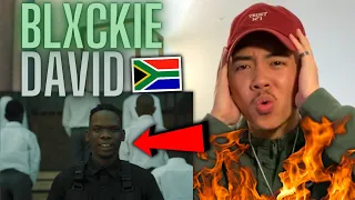 blxckie david official music video american reaction south african rap music 