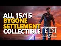 All Koboh Bygone Settlement Collectibles Star Wars Jedi Survivor 100