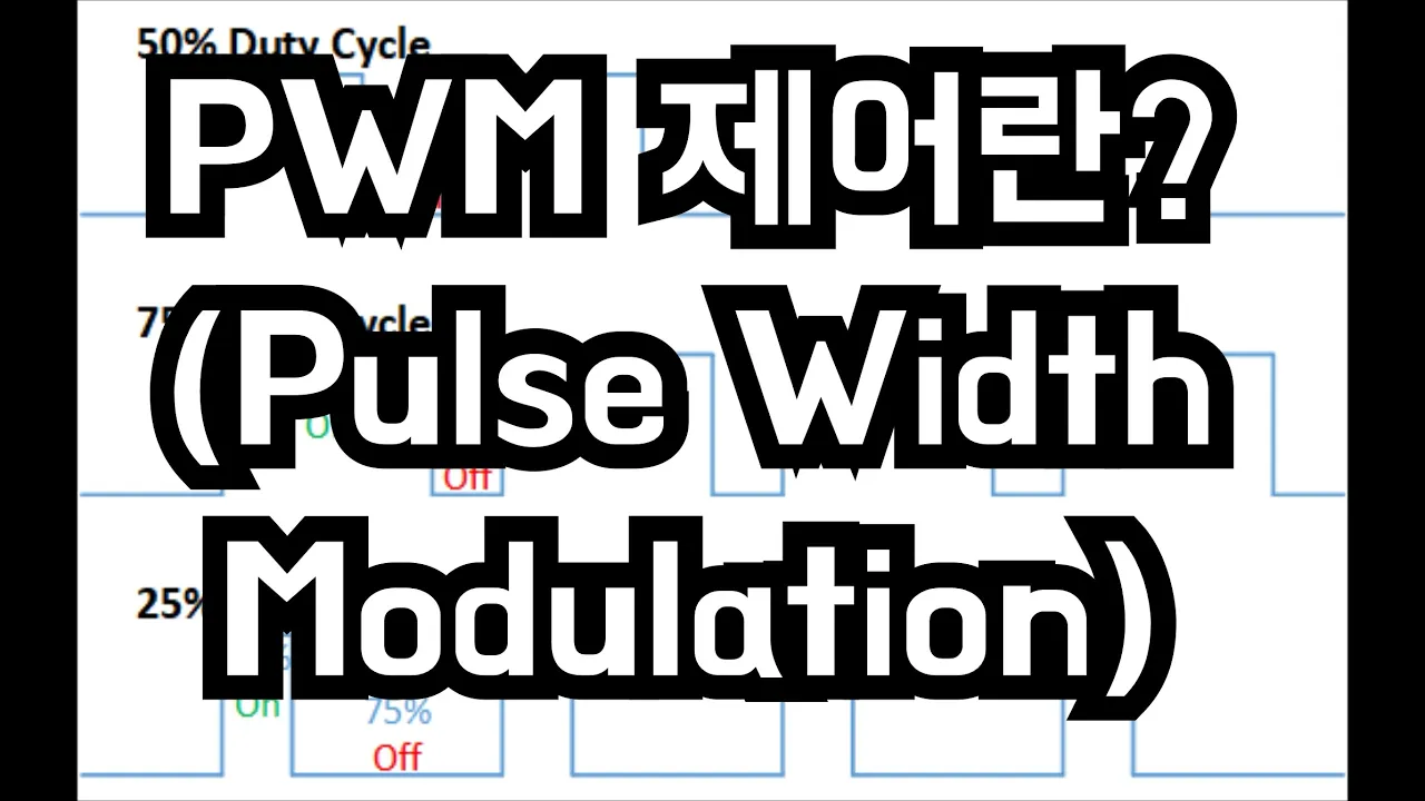 PWM(Pulse Width Modulation)제어란?