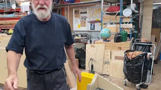 Closing stem and stern with the help of homemade device