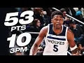 Anthony Edwards TOOK OFF For New CAREER-HIGH 53 Points against the Pistons January 5 2025