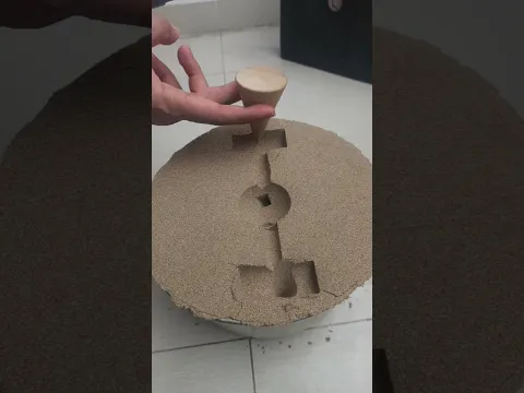 صهر المعادن صب علي الرمال صنعات #oddlysatisfying #satisfying #experiment #diy