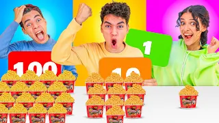 تحدي لا تختار الرقم الخطأ مع العقاب الحار 