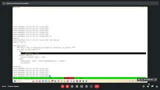 Lecture 12 Learning Exception Handling in python on linux with live coding in Hindi