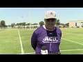 ACU Football Fall Camp First Practice Interviews July 30 2025