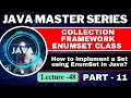 Collection Framework Enumset Class in Java Part-11 How to Implement a set using Enumset in Java