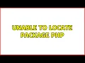Unable to locate package php 2 Solutions