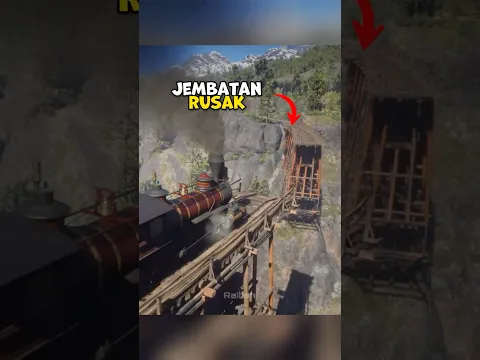 KERETA vs JEMBATAN RUSAK