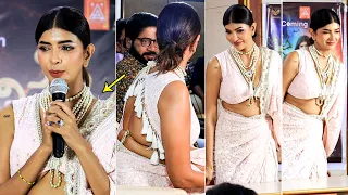manchu lakshmi cute visuals adiparvam movie song launch event ester noronha filmylooks