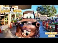 California Adventure Disneyland - Full Park Walkthrough 4K Cars Land Pixar Pier