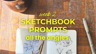 Capturing All the Angles 10 Minute Sketchbook Prompts