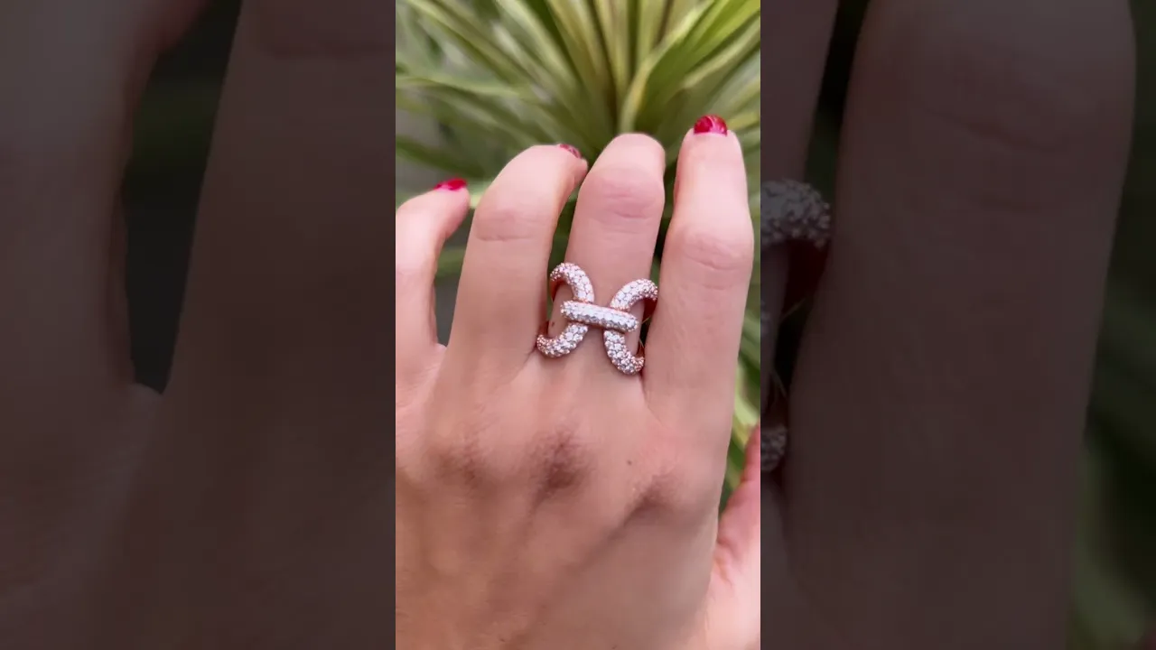 14K Gold Luxe Papillon Diamond Ring