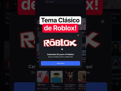 Cómo Conseguir El Nuevo Tema Clásico de Roblox 🔴
