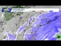 New Hampshire hourly storm timeline Tracking snow from nor easter overnight into Monday