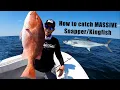 Catching BIG Red Snapper Kingfish Galveston Tx