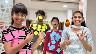 STICKY NOTES CHALLENGE! 😂📝 | Who Will Win? 😱 