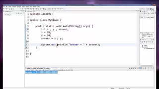 Java Tutorial 6 Math and Arithmetic Operators in Java