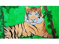 Tiger Coloring Page Cute Animals to color Paint for Kids to Learn Best Coloring