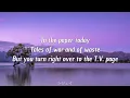 Sixpence None The Richer - Don’t Dream It’s Over (lyrics)