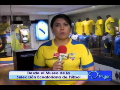 Desde el museo de la selección Ecuatoriana de fútbol
