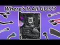 Where do all your PC Parts Plug In Motherboard Connectors