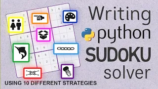 Sudoku Solver in Python using 10 different solving strategies