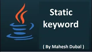 Java static keyword