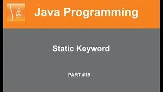 Part Static Variable Static Method Static Block Java Tutorial In Hindi
