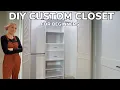 DIY Affordable Custom Closet System for Beginners from Lowe s