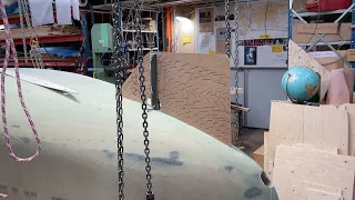 More pieces on the rudder pattern. A new idea for the deck hatch. Video on that when Peter is back.