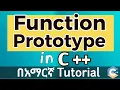 C Function Prototype Explained in Amharic What Why How with Examples 2025 EyuTechTips