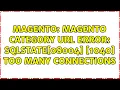 Magento Magento Category Url error SQLSTATE 08004 1040 Too many connections