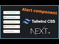 Alert component React Next Tailwindcss