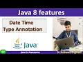 Java 8 features type annotation DateTime