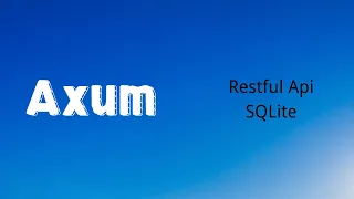 Axum Build a Restful Api with SQLite Database SQLx CRUD Rust Tutorial