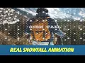 Real Snow Fall Animation In Website Using HTML and Css - Code IT