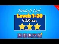 Brain it on Physics Puzzles Levels 1-20 - 3 Stars
