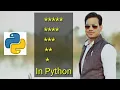 Python Reverse Pattern Python Pattern Print Technical Nitish Python 10