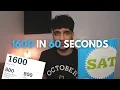 How To Get A 1600 On The SAT in 60 Seconds 31 Tips