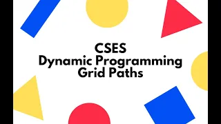 CSES Dynamic Programming Grid Paths