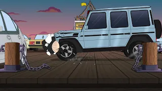 Family Guy - Stewie and Brian got hit by an SUV