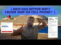 Should you buy WiFi from the cruise line or from your cell phone I will tell you everything