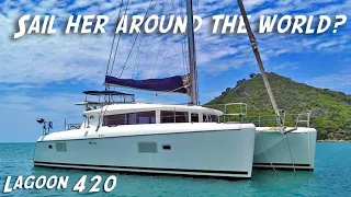 Lagoon 420 Catamaran Tour – Huge Space on Board!